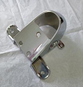 Aluminum molding parts high glossy chrome finish